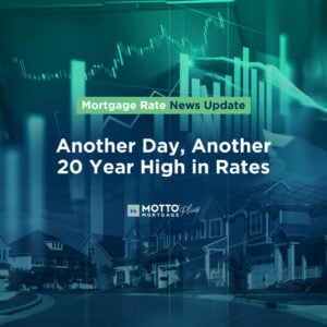 Another Day, Another 20 Year High in Rates